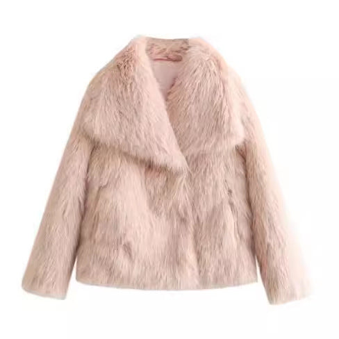 Manteau en fausse fourrure  - Style chic