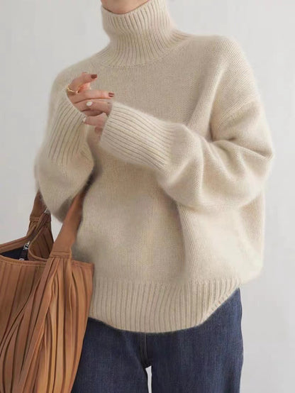 Pull à col roulé doux et chaud, parfait pour l’hiver