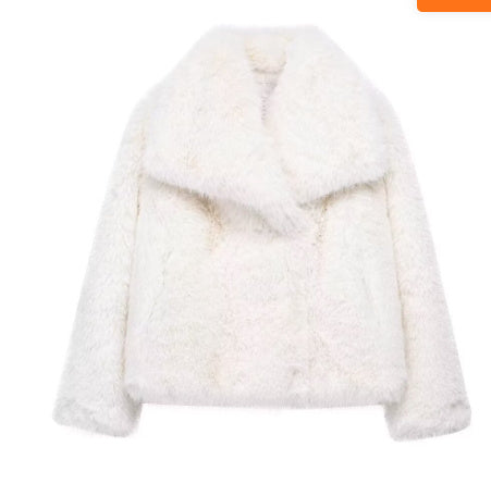 Manteau en fausse fourrure  - Style chic