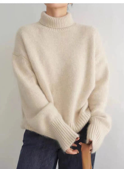 Pull à col roulé doux et chaud, parfait pour l’hiver