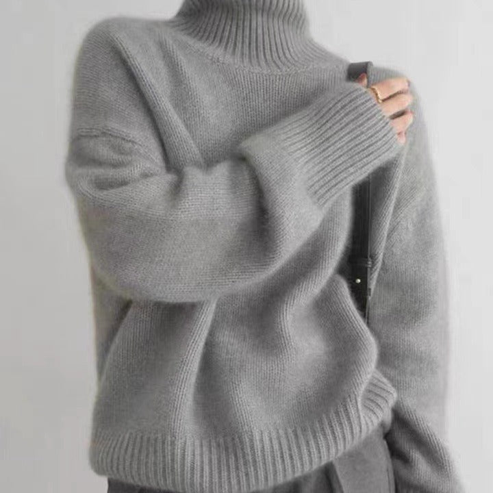 Pull à col roulé doux et chaud, parfait pour l’hiver