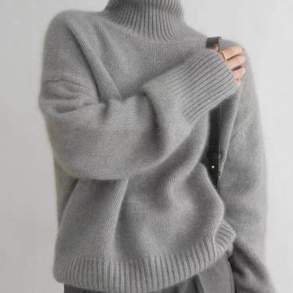 Pull à col roulé doux et chaud, parfait pour l’hiver